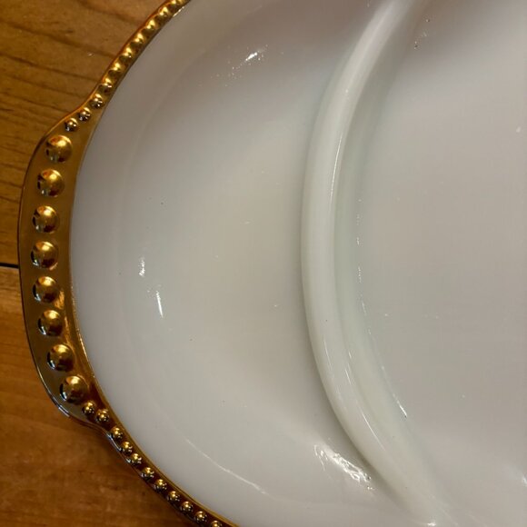 Fireking Divided Serving Dish - Picture 3 of 4